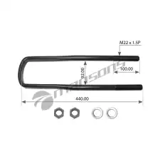 U BOLT ASSEMBLY 470.007 MANSONS