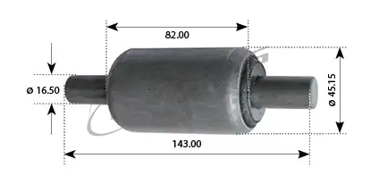 Сайлентблок рессоры 600-1000 2VNT 200.063 MANSONS