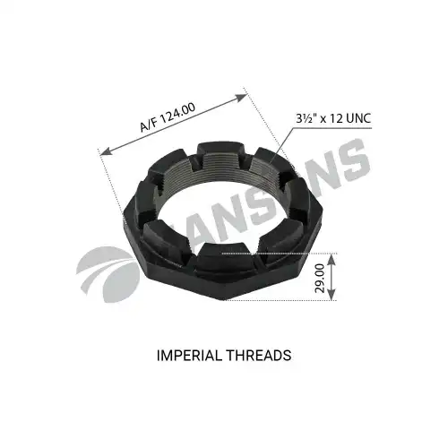 AXLE END NUT 400.046 MANSONS