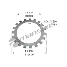 AXLE END LOCK WASHER AX1393 MANSONS