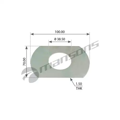 WASHER, CAMSHAFT WA124 MANSONS