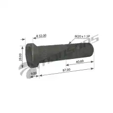 WHEEL BOLT 750.005 MANSONS
