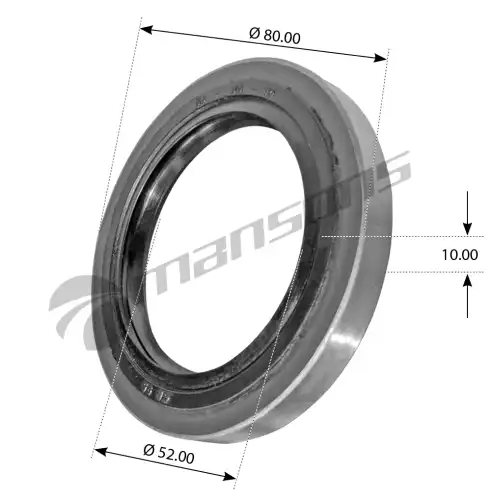 Сальник IVE 55x80x10 GR95 MANSONS
