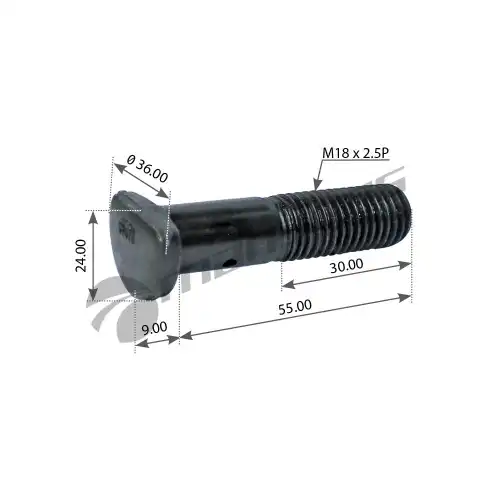 WHEEL BOLT, CUP HEAD 902.001 MANSONS