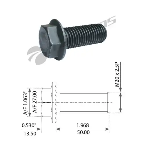 болт крепежный!\JOST KZE 1016-06 200.533 MANSONS