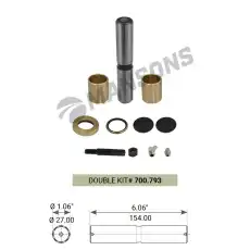 KING PIN REPAIR KIT 700.793.00 MANSONS