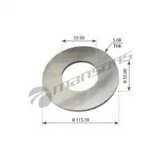 шайба ступицы колеса!\ MB 700.053 MANSONS