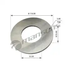 шайба ступицы колеса!\ MB 700.053 MANSONS