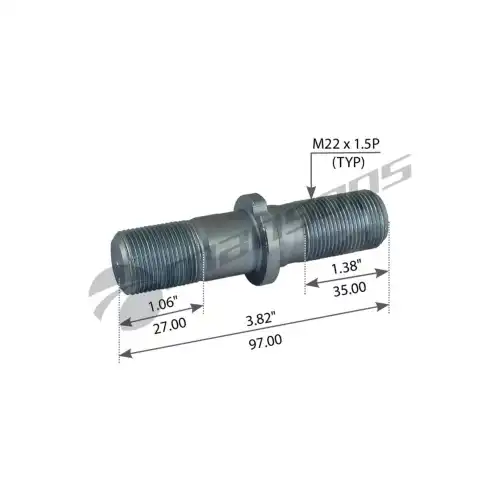 WHEEL STUD 600.130 MANSONS