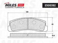 Тормозные колодки дисковые MILES E500392