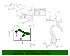 Рычаг подвески VAG 4M0 407152 E