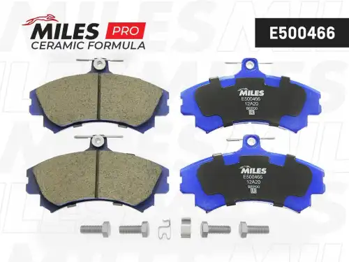 Тормозные колодки дисковые передняя ось MILES E500466