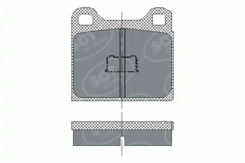 Тормозные колодки дисковые SCT SP 127