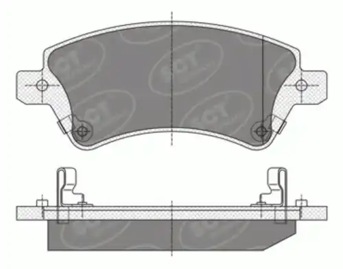 Тормозные колодки дисковые SCT SP 351