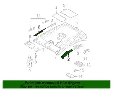 Bracket assy - assist handle mounting front, rh 853321E000 HYUNDAI