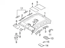 Bracket assy - assist handle mounting front, rh 853321E000 HYUNDAI