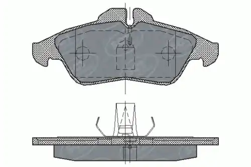 Тормозные колодки дисковые SCT SP 177