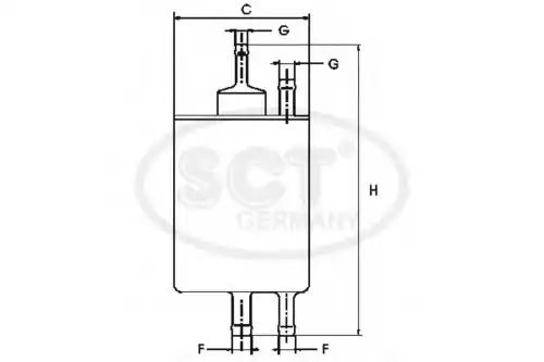 Топливный фильтр SCT ST 711