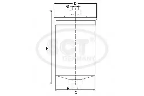 Топливный фильтр SCT ST 329