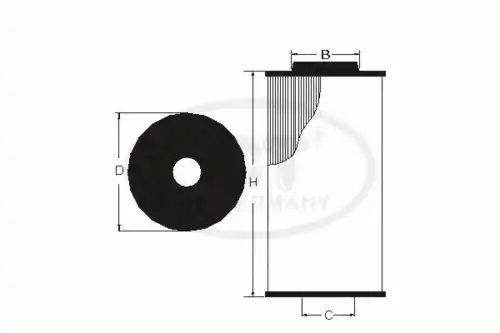 Фильтр масляный SCT SH 4795
