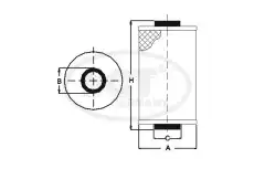 Фильтр масляный SCT SH 409