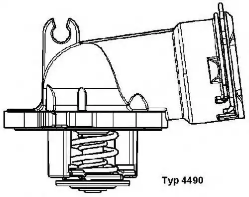Термостат системы охлаждения WAHLER 4490.87D