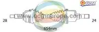 Приводной вал 18-051460 ODM-MULTIPARTS