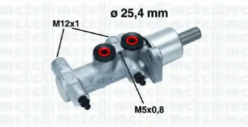 Цилиндр сцепления METELLI 05-0766