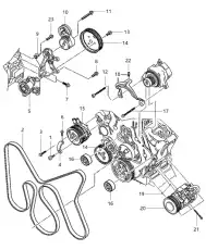 ремень поликлиновой Jeep 5072437AB