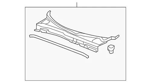 PANEL,AIR INL GRL(INCLS 6,26) 25844870 BUICK