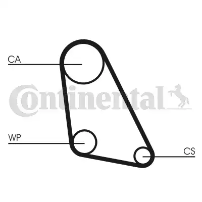 Ремень приводной CT534 CONTINENTAL