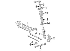 MOUNT,RR SUSP STRUT 10410962 PONTIAC