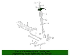 MOUNT,RR SUSP STRUT 10410962 PONTIAC
