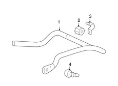 BRACKET,RR STAB SHF 10257809 PONTIAC
