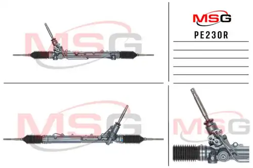 Рулевая рейка MSG REBUILDING PE 230R