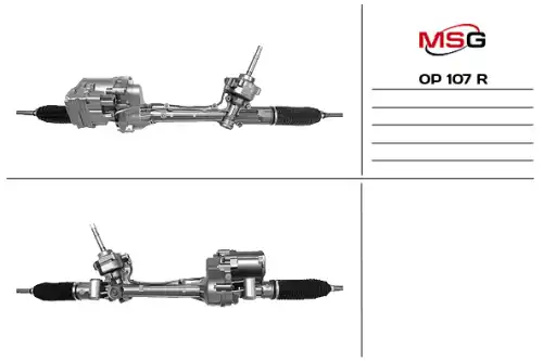 Рулевая рейка MSG REBUILDING OP107R
