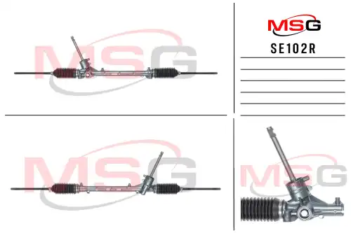 Рулевая рейка MSG REBUILDING SE 102R
