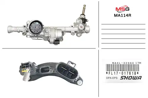 Рулевая рейка MSG REBUILDING MA114R