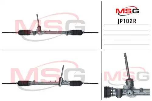 Рулевая рейка MSG REBUILDING JP102R