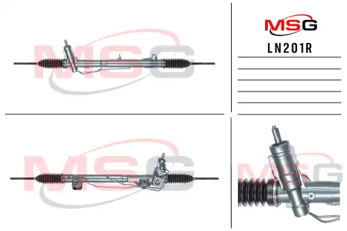 Рулевая рейка MSG REBUILDING LN201R
