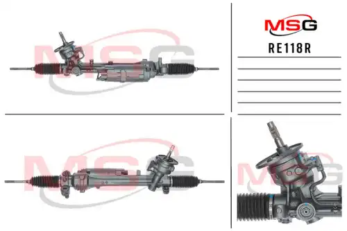 Рулевая рейка MSG REBUILDING RE 118R