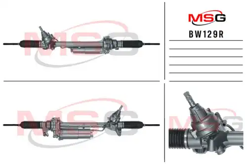 Рулевая рейка MSG REBUILDING BW129R