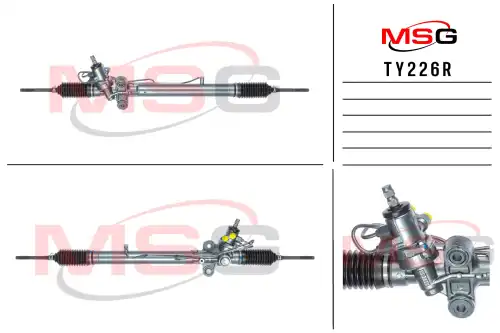 Рулевая рейка MSG REBUILDING TY 226R