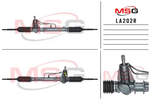 Рулевая рейка MSG REBUILDING LA 202R