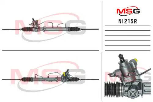Рулевая рейка MSG REBUILDING NI 215R