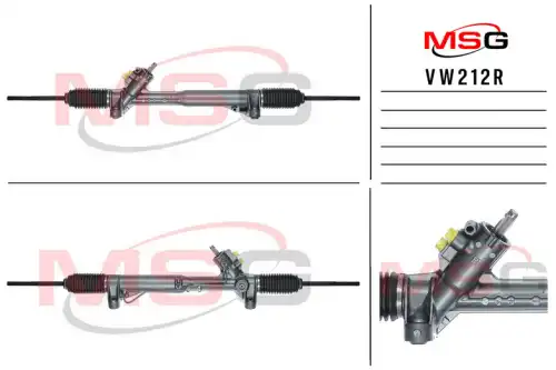 Рулевая рейка MSG REBUILDING VW 212R