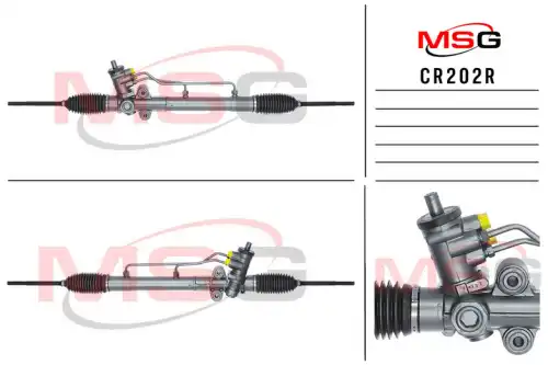Рулевая рейка MSG REBUILDING CR 202R