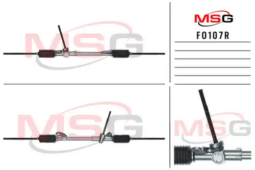 Рулевая рейка MSG REBUILDING FO 107R