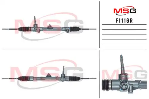 Рулевая рейка MSG REBUILDING FI 116R