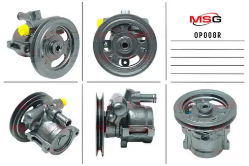 Насос гидроусилителя руля MSG REBUILDING OP 008R